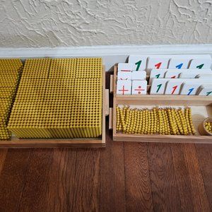 Montessori Golden Beads Math Set